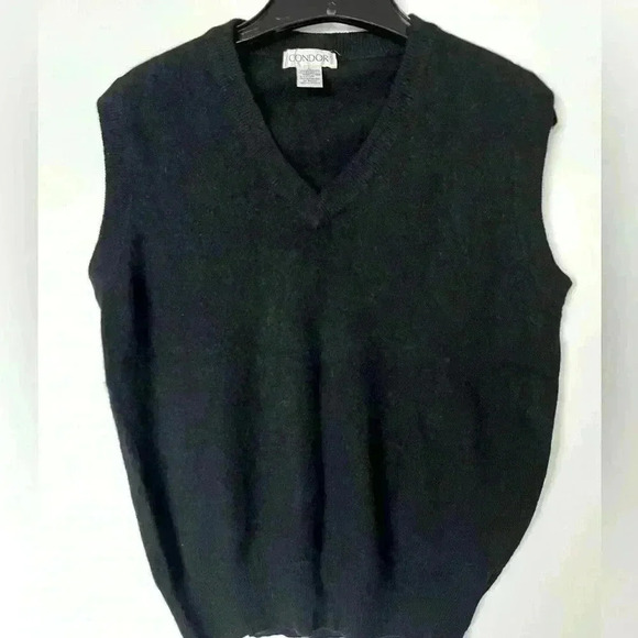 condor Sweaters - Condor Lambswool Angora Rabbit’s Hair Vest.